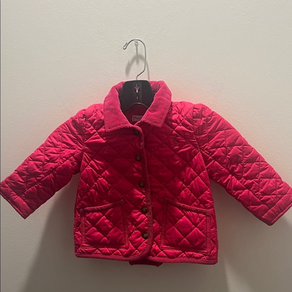 Ralph Lauren Kids Quilted Pink Jacket